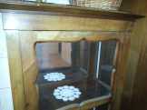 Biedermeier vitrines szekrény