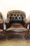 Chesterfield barokk bőr fotelek