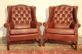 Chesterfield füles bőr fotelek Chesterfield füles bőr fotelek