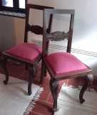 Chippendale barokk stílusú szék 2 db