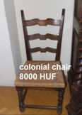 Eladó egy koloniál szék
