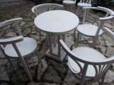 Fehér Thonet székes garnitúra