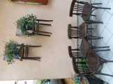 Fehér Thonet székes garnitúra