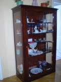 Hibátlan Bidermeier vitrin 