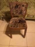 Régi fa étkezőasztal kihúzható, thonet székek