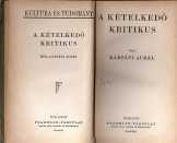 Kárpáti Aurél: A kételkedő kritikus könyv