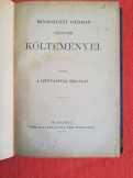 Könyv (1877) Mindszenty Gedeon költeményei