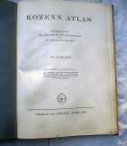 KOZENN ATLAS 1934-es kiadás KOZENN ATLAS 1934-es kiadás