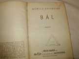 Móricz Zsigmond: Bál c. könyv