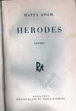 Raffy Ádám: Heródes  1939