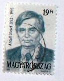 Antall József 19 ftmagyar posta bélyeg 1993 futott