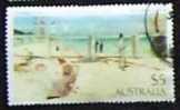 Ausztrál bélyeg Charles Conder festmény pecsételt