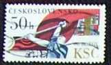 Csehszlovák bélyeg külföldi bélyeg pecsételt