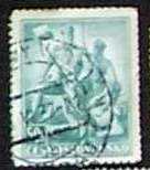 Csehszlovák bélyeg Zborov pecsételt