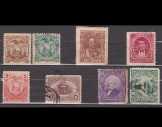 Ecuador 8 db régi forgalmi bélyeg 1881-1915 */-O-
