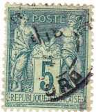 Franciaország forgalmi bélyeg 1876