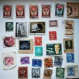 Futott és postatiszta bélyegek 