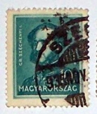 Gróf Széchenyi István 10 f magyar posta bélyeg