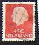Holland 45 centes bélyeg királynős pecsételt