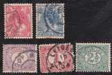 Hollandia 5 db régi holland pecsételt bélyeg 1899