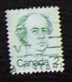 Kanadai bélyeg Laurier portré bélyegzett