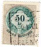 Magyarország adó és illetékbélyeg 1868