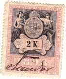 Magyarország koronás bélyeg 1898