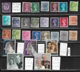 Nagy Britannia pecsételt bélyegek 28 db ké (j 541)