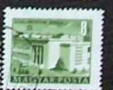 Sztálinvárosi iskola postabélyeg futott