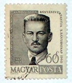 Tóth Bucsoki István 60 f magyar posta bélyeg 1960