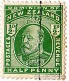 Új-Zéland forgalmi bélyeg 1909