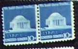 Usa 10 centes postabélyeg pecsételt