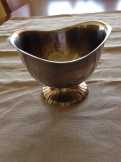 Ezüstözött cukortartó, tejszínkiöntő egyben