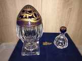 Fabergé kristálytiszta"Karsavina" tojás és parfüm 