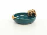 hamutartó medve porcelán/bronz NN-9