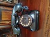 Retro bakelit telefon