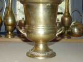 Sárgaréz kaspó füles 19 cm Sárgaréz kaspó füles 19 cm
