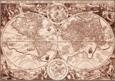 Világ térkép1594  latin nyelvúű másolat