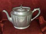 Antik angol ezüstözött teáskanna az 1800-as évek
