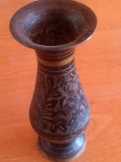 réz váza 14cm