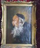 1800-as évekbeli Rabbi festmény judaikum