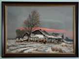 70x100 Puskás Imre Festmény