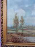Dunay János: Tanya a vízparton. Az 1930-s években 