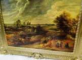 GYÖNYÖRŰ IMPOZÁNS 60x90 TÁJ FESTMÉNY KÉP