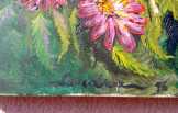 Purple flowers by Sandra, modern impresszionista