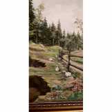 Tanya a vízparton. Az 1960-s években készült natur
