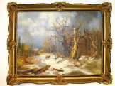 Téli kép blonderben 75x95
