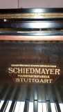Schiedmayer típusú angolmechanikás zongora