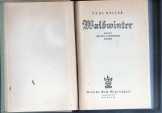 Keller: Waldwinter 1930 német nyelvű könyv
