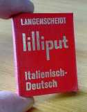 Liliputi szótár, (Olasz-Német, Német-Olasz) gyűjte